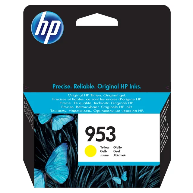 HP 953 -mustekasetti, 9 ml, keltainen
