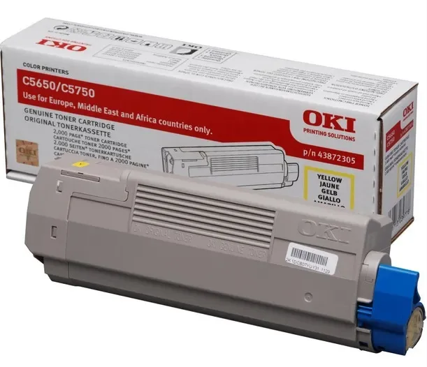 Oki Värikasetti Keltainen 2k - C5650/5750