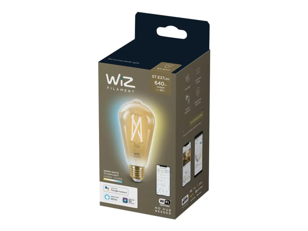 Wi-Fi BLE 50W ST64 E27 920-50 Amb 1PF/6