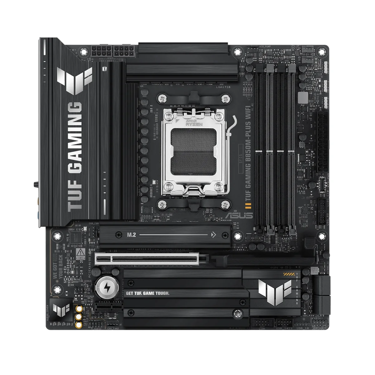 ASUS TUF GAMING B850M-PLUS WIFI Emolevy - AMD B850 - AMD AM5 - DDR5 RAM - Micro-ATX