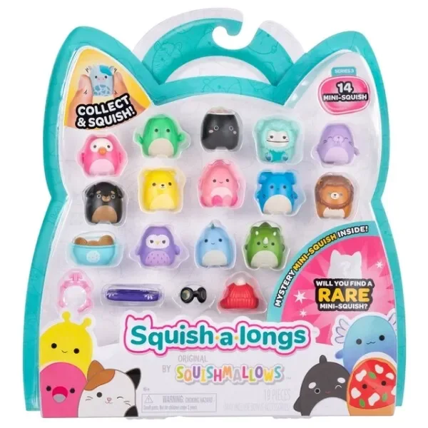 Squishalongs 2.5 cm 14 Pack Style 2 S3