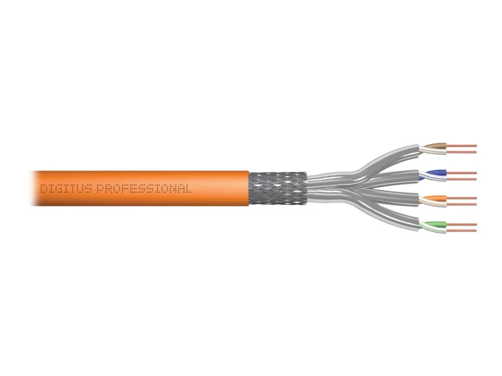 Digitus Bulk Cable Ei Cat 7 250m Oranssi