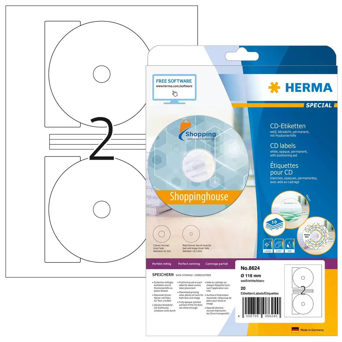 HERMA Erikois-Maxi