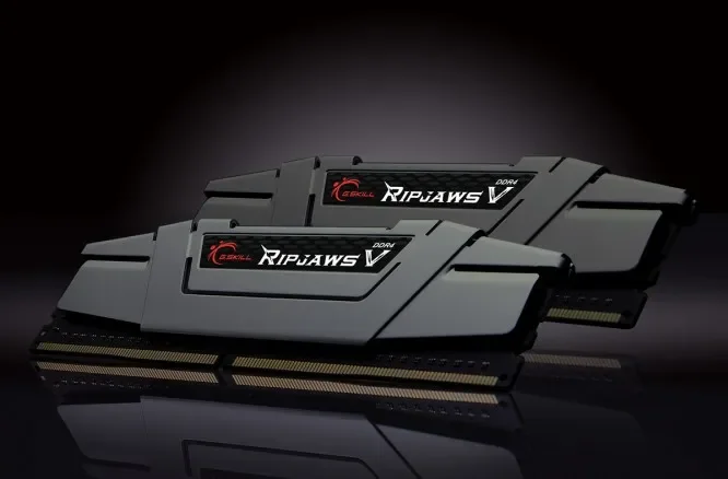 G.Skill Ripjaws V DDR4-3200 - 16GB - CL16 - Dual Channel (2 pcs) - Intel XMP - Harmaa