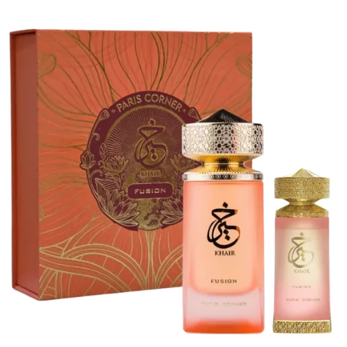 Paris Corner Khair Fusion Eau De Parfum - 100 ml + Parfyymiöljy - 25 ml Naisille