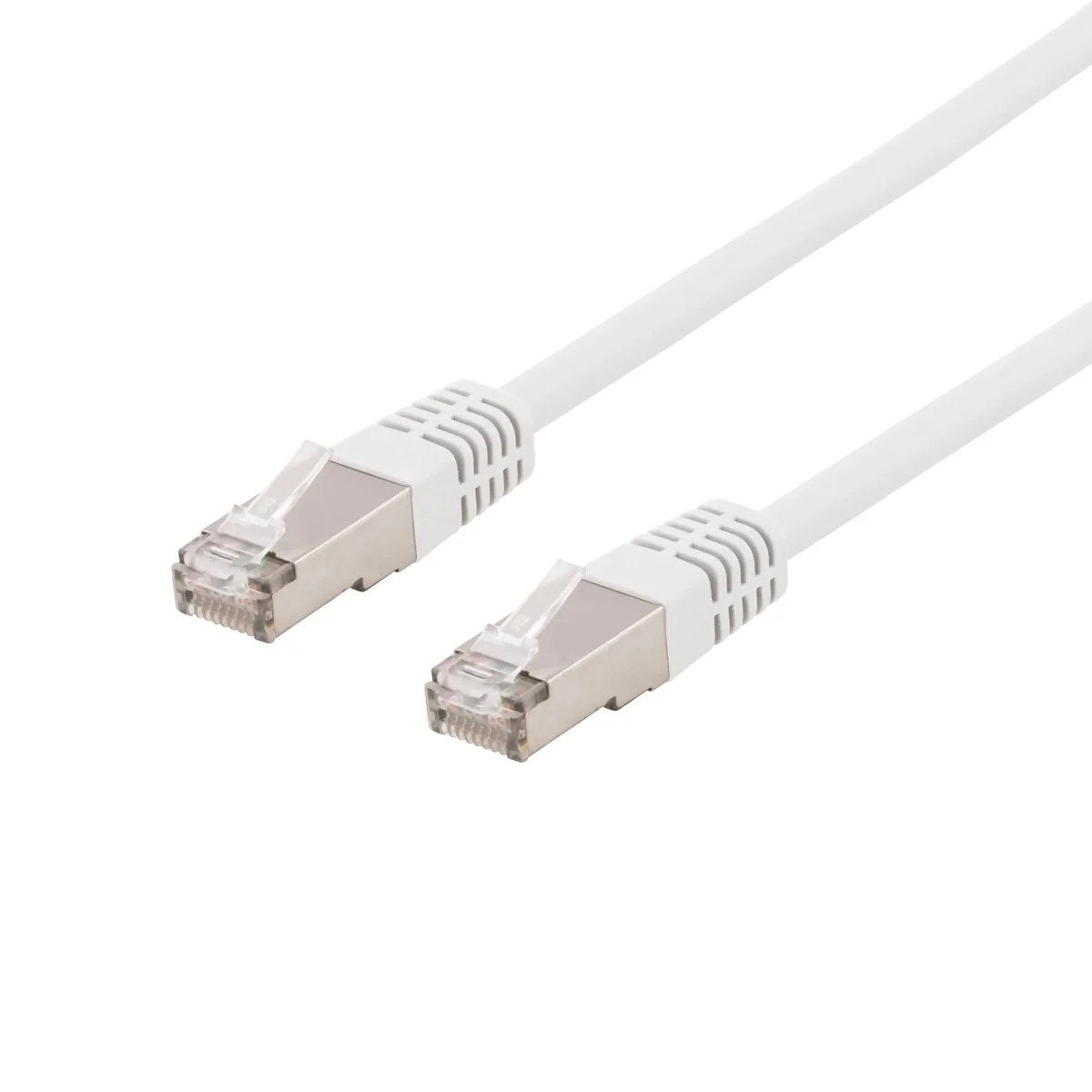 Deltaco S/FTP Cat6 laitekaapeli, Delta-sert., LSZH, 20m, valkoinen, 20 m, Cat6, S/FTP (S-STP), RJ-45, RJ-45, Valkoinen