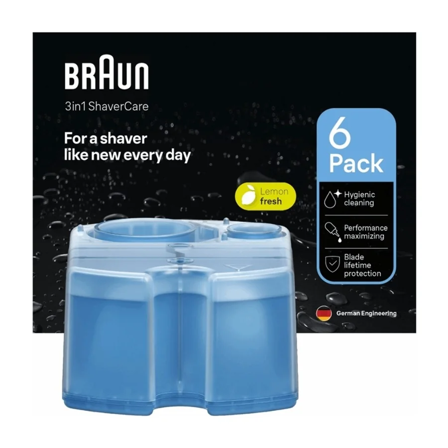 Braun CCR6 Clean & Renew Refill - Lemon Fresh - 6 kpl