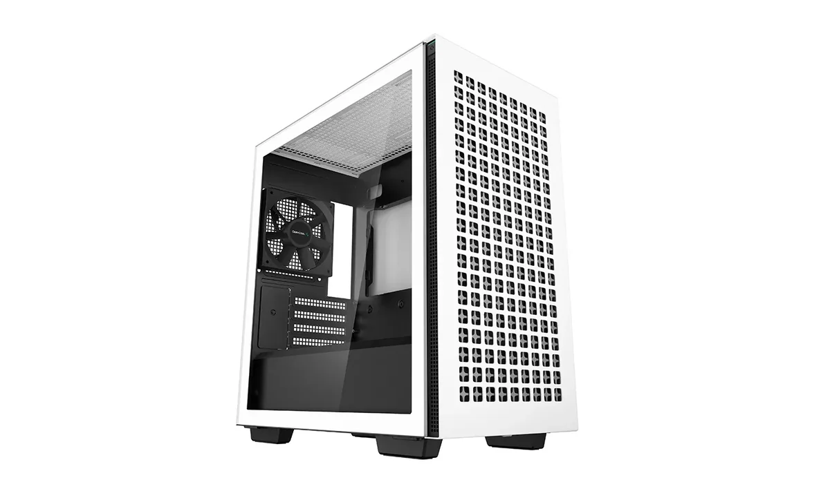 DeepCool CH370 -micro-ATX-kotelo ikkunalla, valkoinen