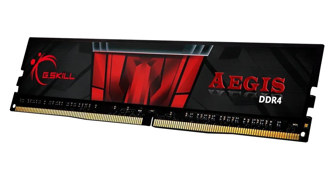 G.Skill AEGIS DDR4-3200 - 16GB - CL16 - Single Channel (1 pcs) - Intel XMP - Musta