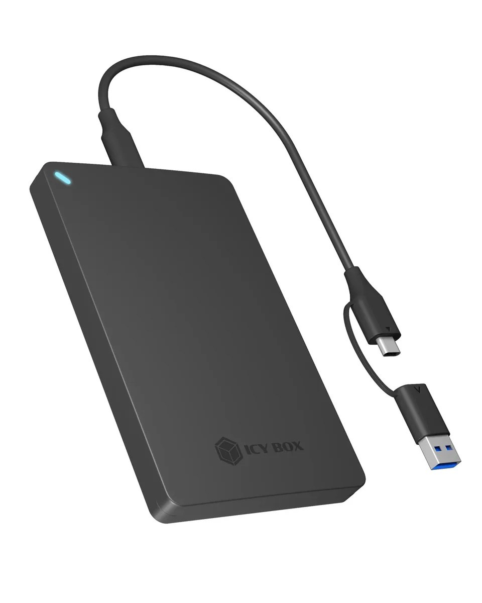 ICY BOX IB-201T-CU31 2,5 SATA HDD/SSD -kotelo (SATA)
