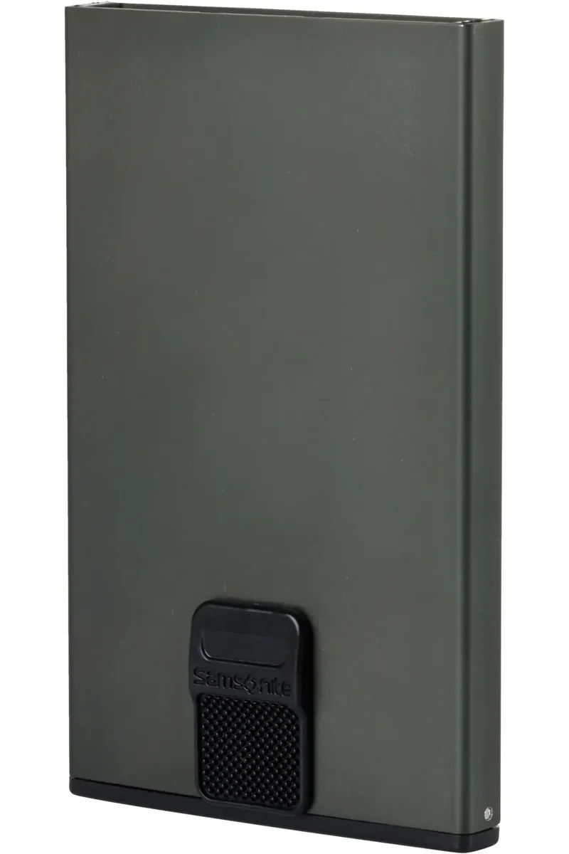 Samsonite Alufit RFID - korttikotelo, Slide Alu Gray