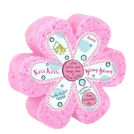 Bomb Cosmetics Kiss Kiss Ylang Ylang Body Buffer Saippuasieni