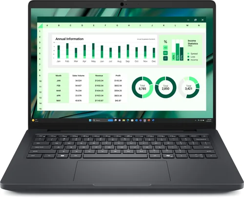Dell Pro Max 14 MC14250 14.0" Ultra 7 265H, 32 Gt, 1 Tt, RTX PRO 500 Blackwell, Win 11 Pro -kannettava, musta