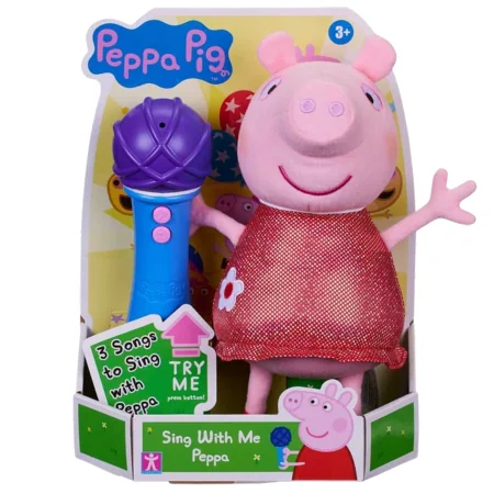 Peppa Pig Sing With Me Interactive Plush Toy with Microphone