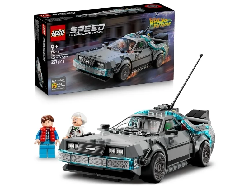 LEGO Speed Champions 77256 Aikakone Paluu tulevaisuuteen ‑elokuvasta