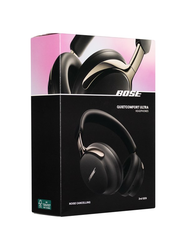Bose QuietComfort Ultra Headphones (2nd Gen) -langattomat kuulokkeet, musta