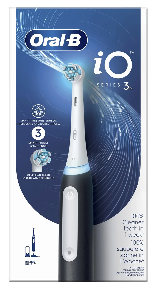 Oral-B iO Series 3S -sähköhammasharja, Matte Black