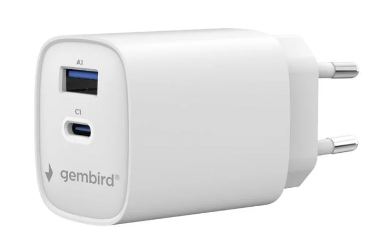 Gembird 2-porttinen 45 W USB-pikalaturi