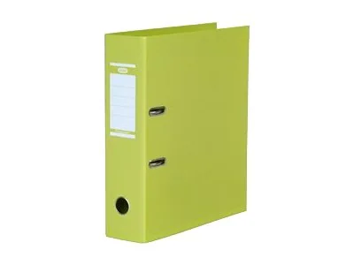 ELBA "Strong-Line" Lever Arch File PP exchangeable spine label Lime A4 8 cm