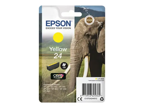 Epson T242 -mustekasetti, 4.6 ml, keltainen