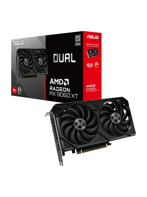 ASUS Radeon RX 9060 XT DUAL - 16GB GDDR6 RAM - Näytönohjaimet