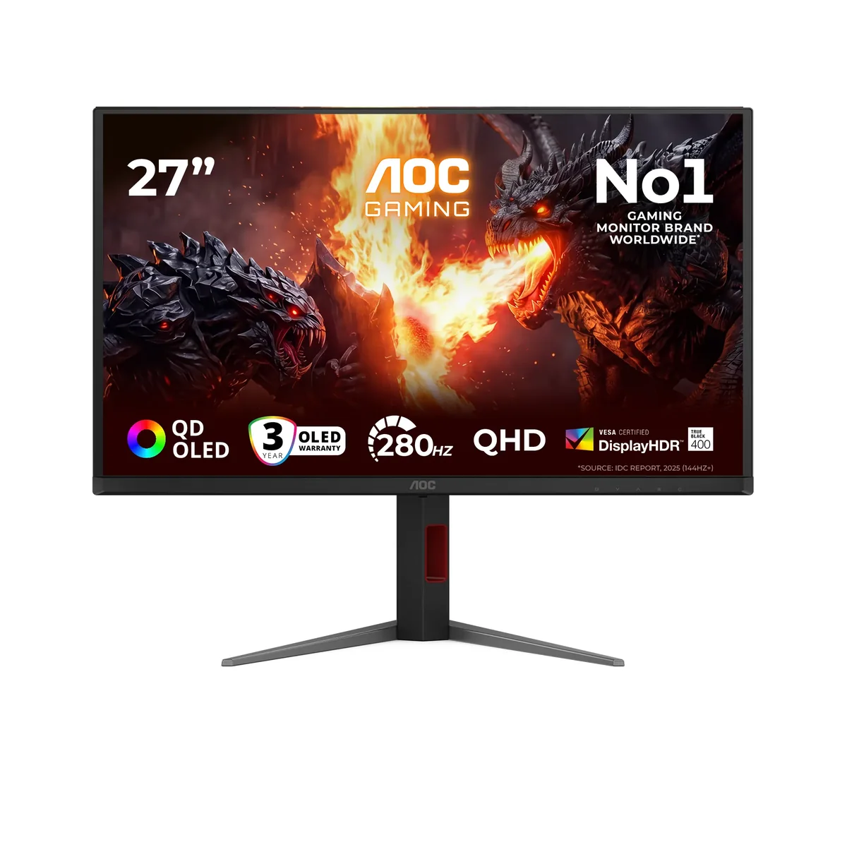 27" AOC Q27G4ZD QD-OLED 280Hz