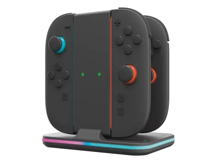 NACON NA029116, Latausjärjestelmä, Nintendo Switch 2, musta, Sininen, Vihreä, Punainen, Joy-Con
