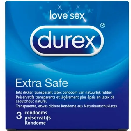 Durex Extra Safe kondomit 3 kpl