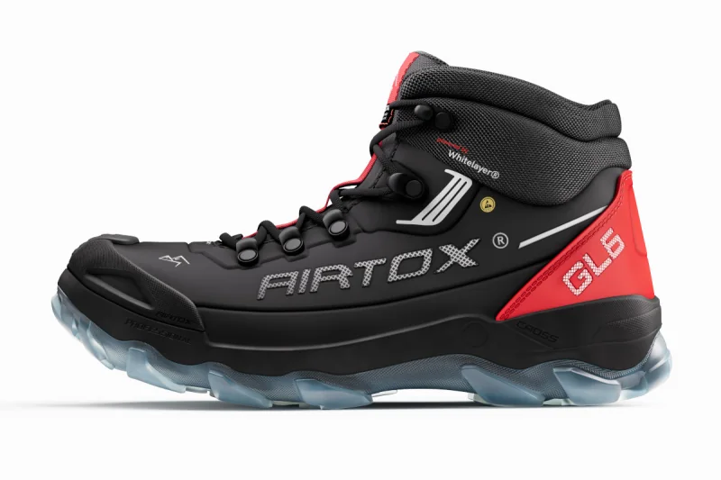 AIRTOX GL6 turvasaapas, Whitelayer naulaanastumissuoja, G-force air -pohja, Ergo alu varvassuoja - Str. 46