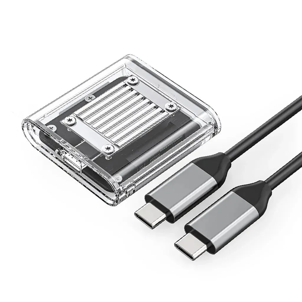 ORICO TC20-M2-10G M.2 NVME USB-C 3.2 Disk Caddy - Transparent