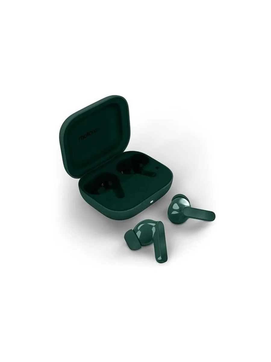 Motorola Moto Buds Bass, True Wireless Stereo (TWS), Puhelut/Musiikki, 51 g, Kuulokkeet, Vihreä
