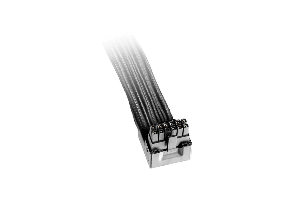 be quiet! BC073, 12V-2x6-sovitekaapeli, 70 cm, musta