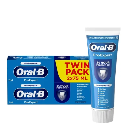 Oral-B Pro-Expert Professional Protection Hammastahna Twin Pack 75 ml - 2 Kpl