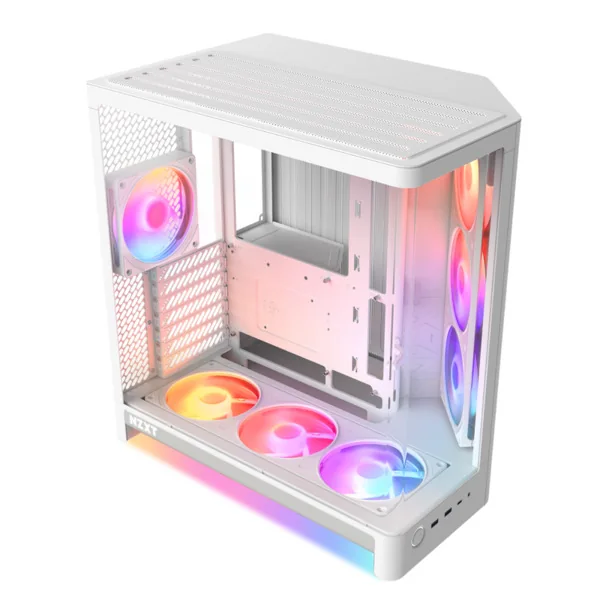 NZXT H6 RGB+ (2026) - All White - Kotelot - Miditower - Valkoinen