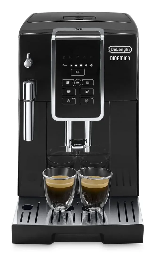 De’Longhi Dinamica ECAM350.15 B, Espressokone, 1,8 L, Kahvipavut, Jauhettu kahvi, Sisäänrakennettu jauhin, 1450 W, Musta