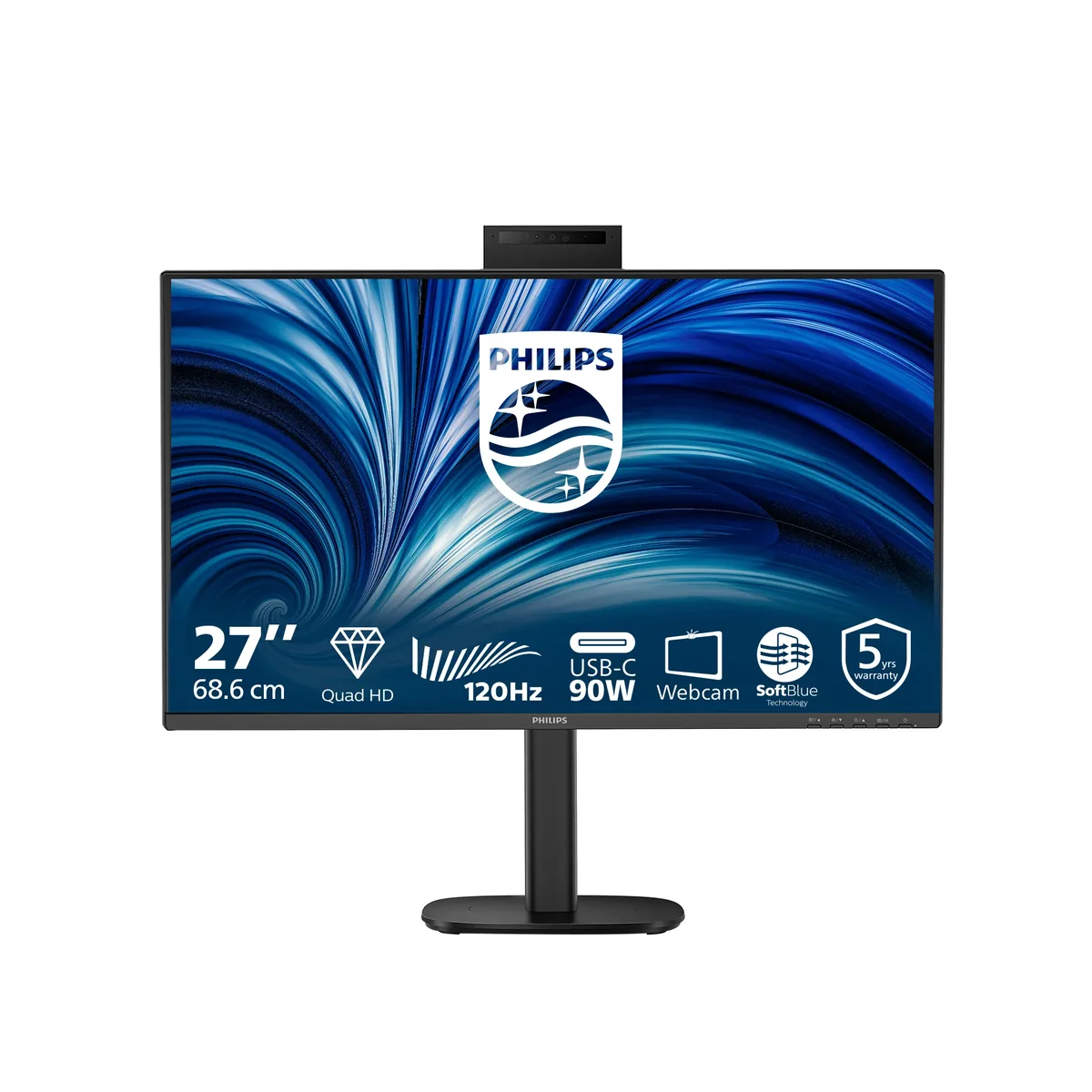 Philips 27B2U3601H/00 27" QHD, IPS -näyttö, USB-C hub