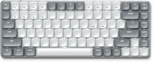 Satechi SM1 Slim Mechanical Backlit Keyboard Nordic Layout - Light Grey - Näppäimistö - ilman numeronäppäimiä - Pohjoismainen - Valkoinen