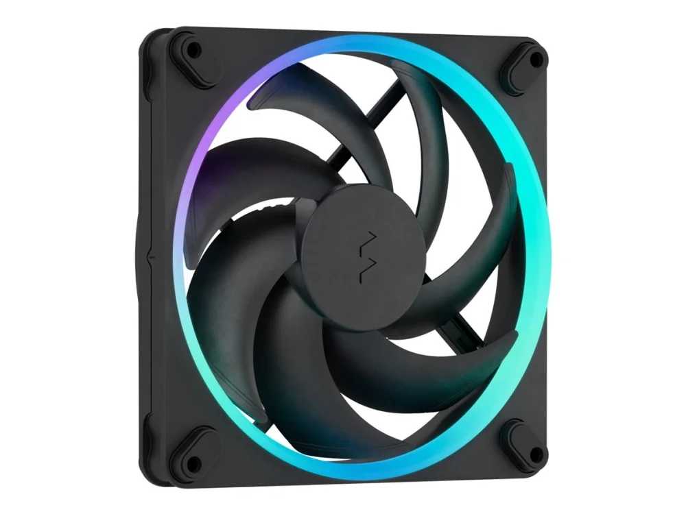 Fractal D. Momentum 14 RGB Black(musta, 140 mm)