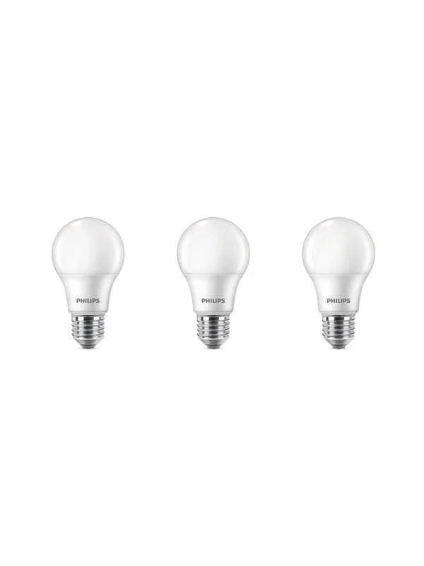 Philips LED-lamppu Standardi 4.9W/827 (40W) 3-pack. E27