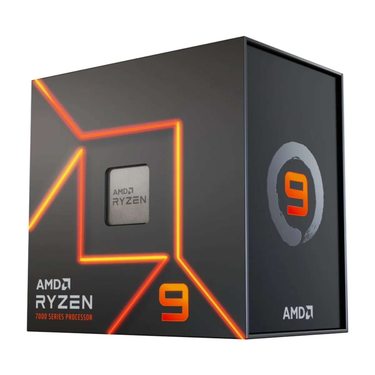 AMD Ryzen 9 7900X CPU - 12 ydintä - 4.7 GHz - AMD AM5 - AMD Boxed (ilman jäähdytintä)