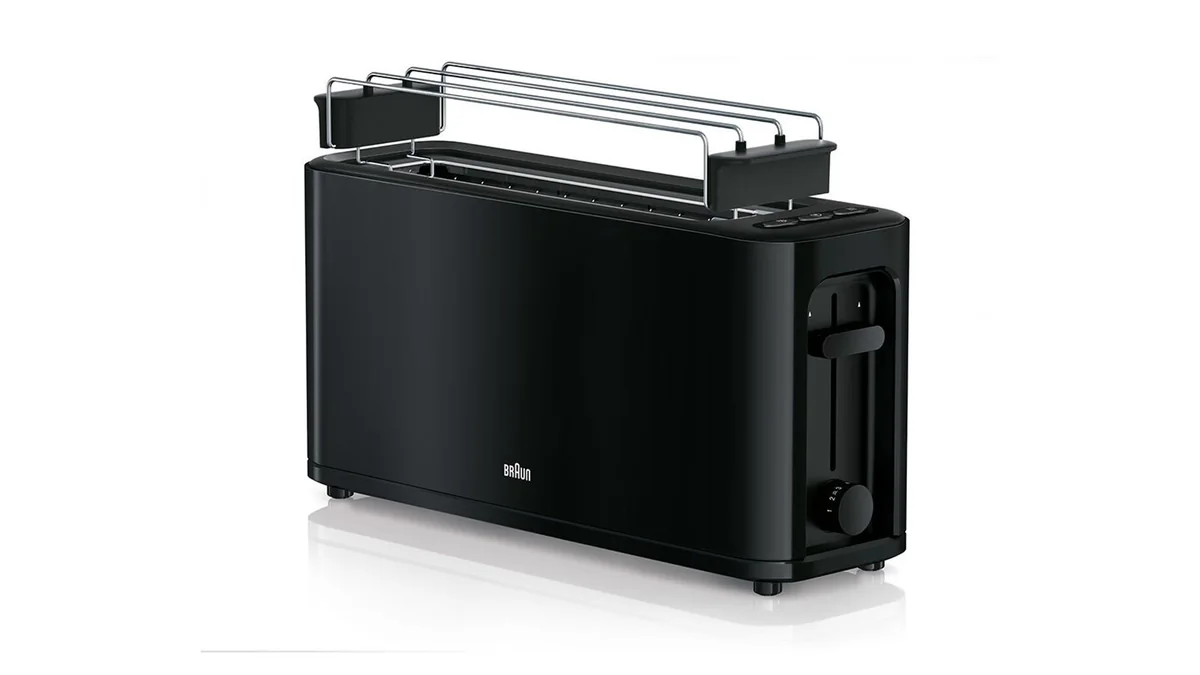 Braun Leivänpaahdin PurEase HT3110BK - toaster - black