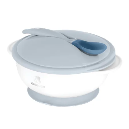 Kikka Boo Suction Bowl With Heat Sensing Spoon – Sininen