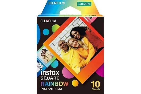 Square 'Rainbow' Instant Picture Film 10 Pc(S) 76.2 X