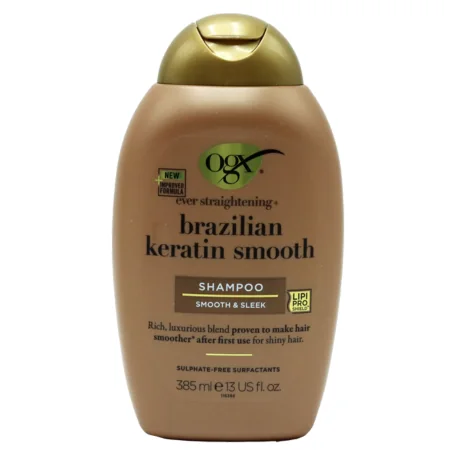 OGX Brazilian Keratin Smooth Shampoo – 385ml