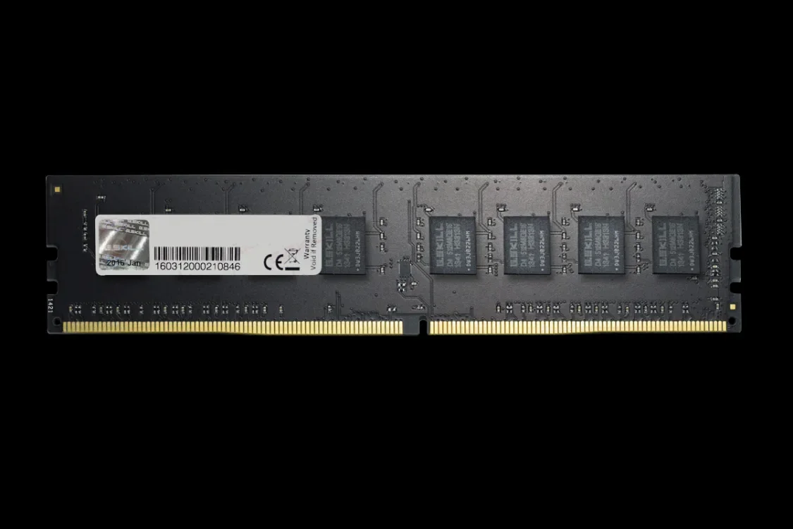 G.Skill Value DDR4-2666 - 8GB - CL19 - Single Channel (1 pcs) - Intel XMP - Musta