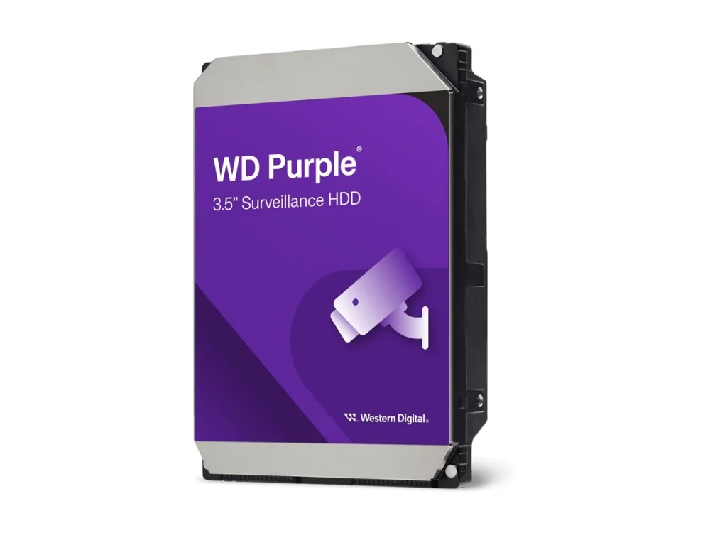 WD Purple 3.5" 4 Tt, 128 MB, SATA III -kovalevy (valvontakäyttöön)