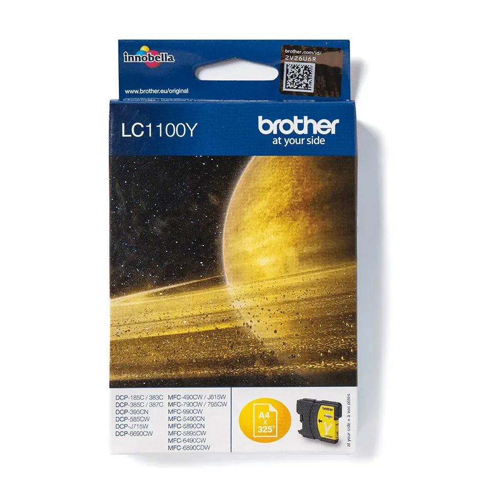Brother LC1100Y mustekasetti (keltainen)