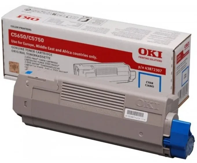 Oki Värikasetti Syaani 2k - C5650/5750