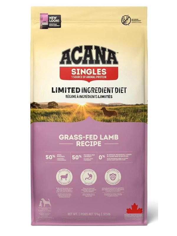 Acana Grass-fed Lamb Dry Dog Food 17 kg