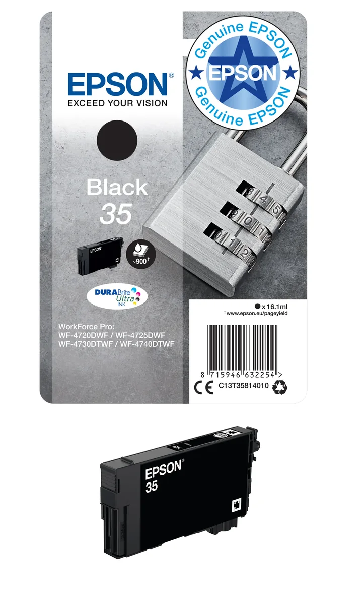 Epson Muste Musta 35 16.1ml - Wf-4730
